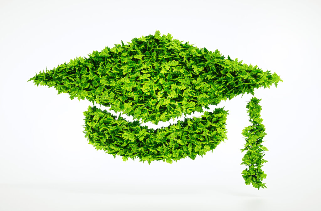 Eco education symbol - with included clipping path