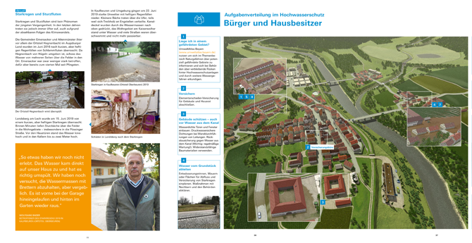 Broschüre zu Hochwasser für Bürger und Hausbesitzer